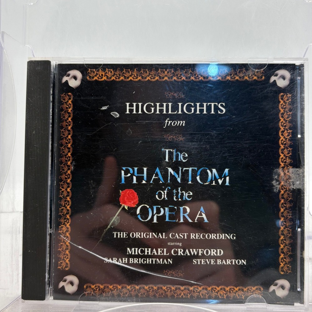 Phantom of the Opera Highlights CD Original Cast Michael Crawford 831 563-2
